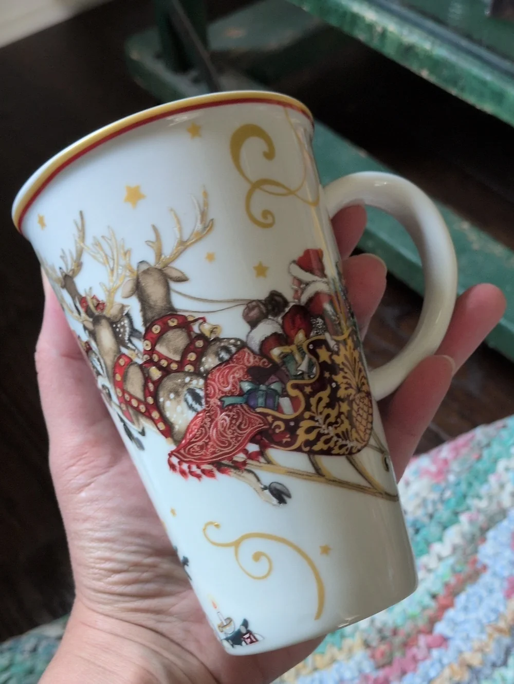 WILLIAMS-SONOMA I Twas the Night Before Christmas Travel Mug (No Silicone Lid)